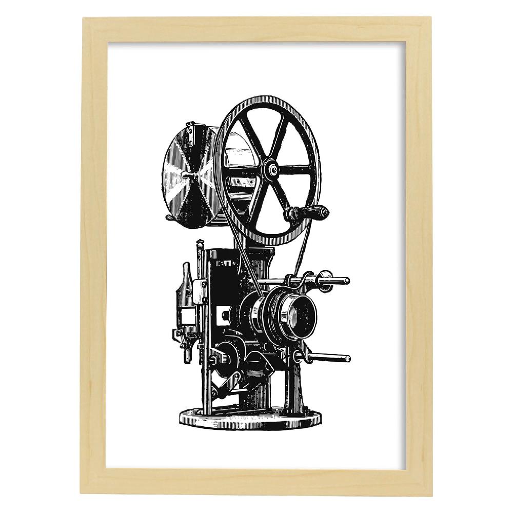 Nacnic Lámina De Proyector Vintage