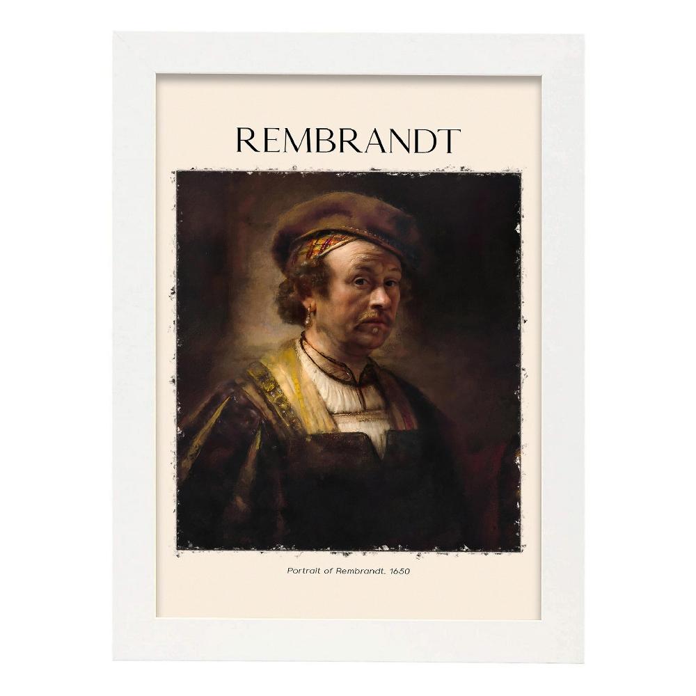 Nacnic Lámina De Retrato De Rembrandt