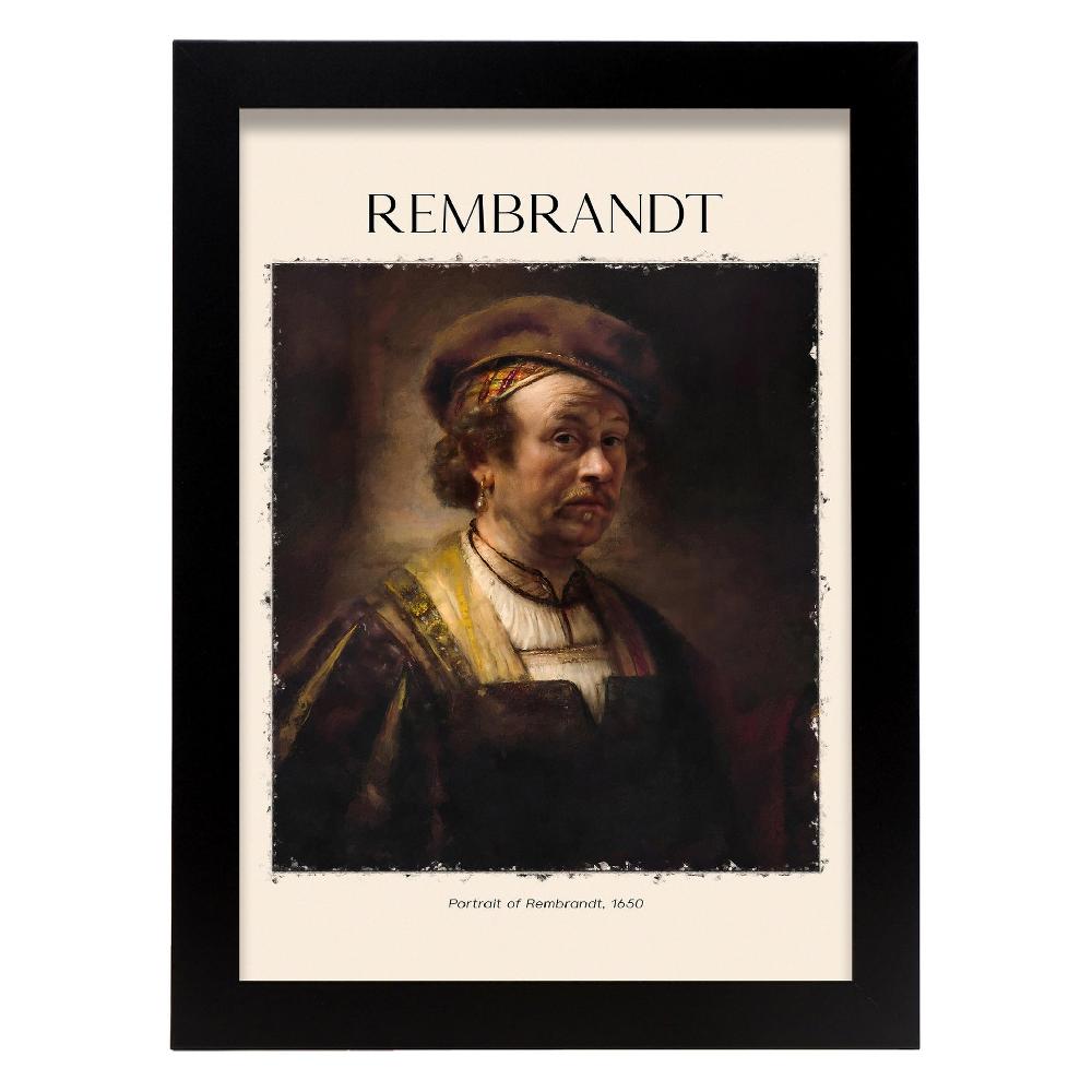 Nacnic Lámina De Retrato De Rembrandt