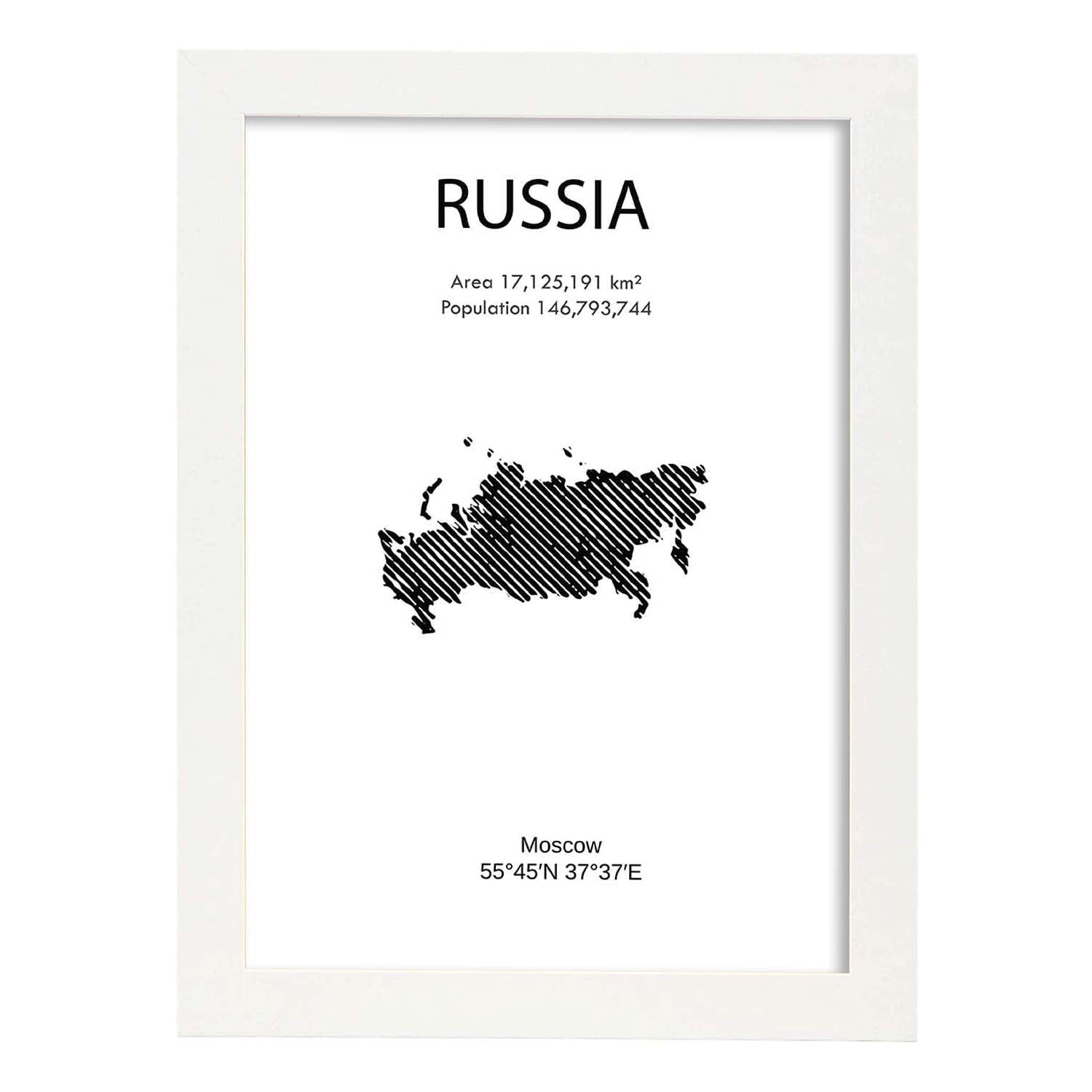 Nacnic Lámina De Rusia Del Mundo