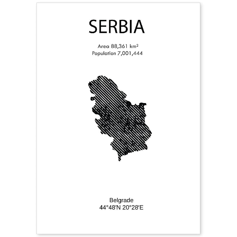 nacnic Lámina de Serbia