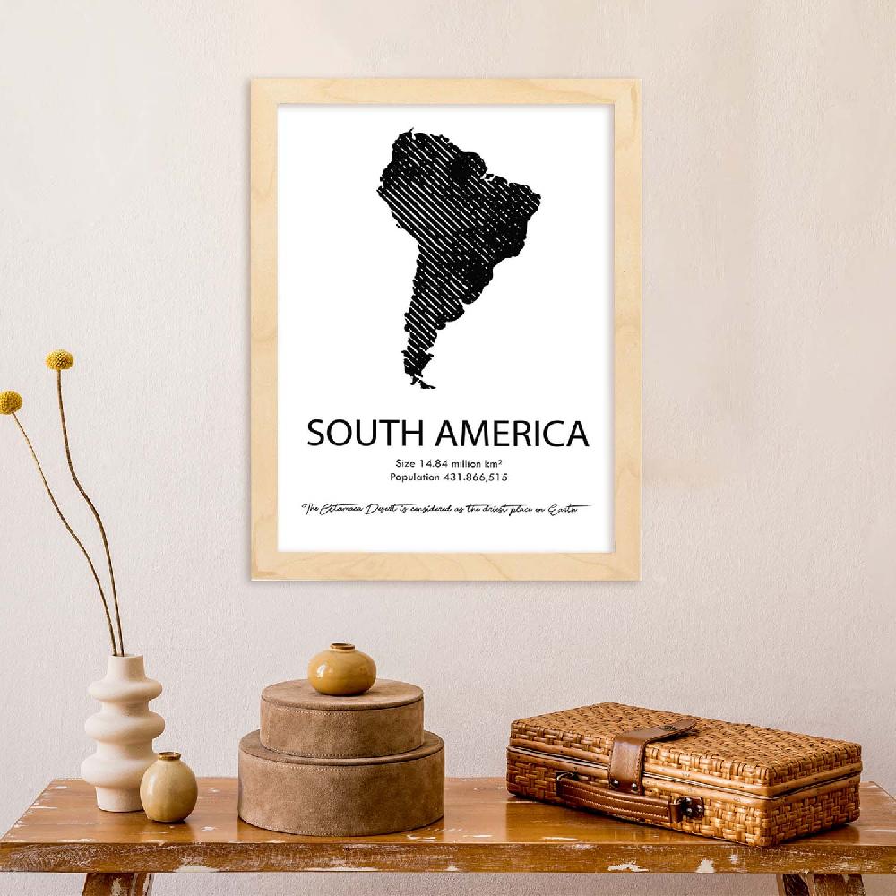 Nacnic Lámina De Sudamérica