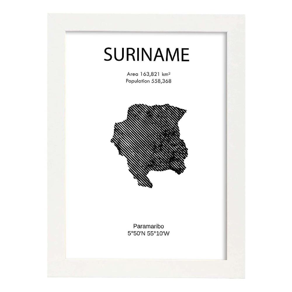 Nacnic Lámina De Surinam Del Mundo