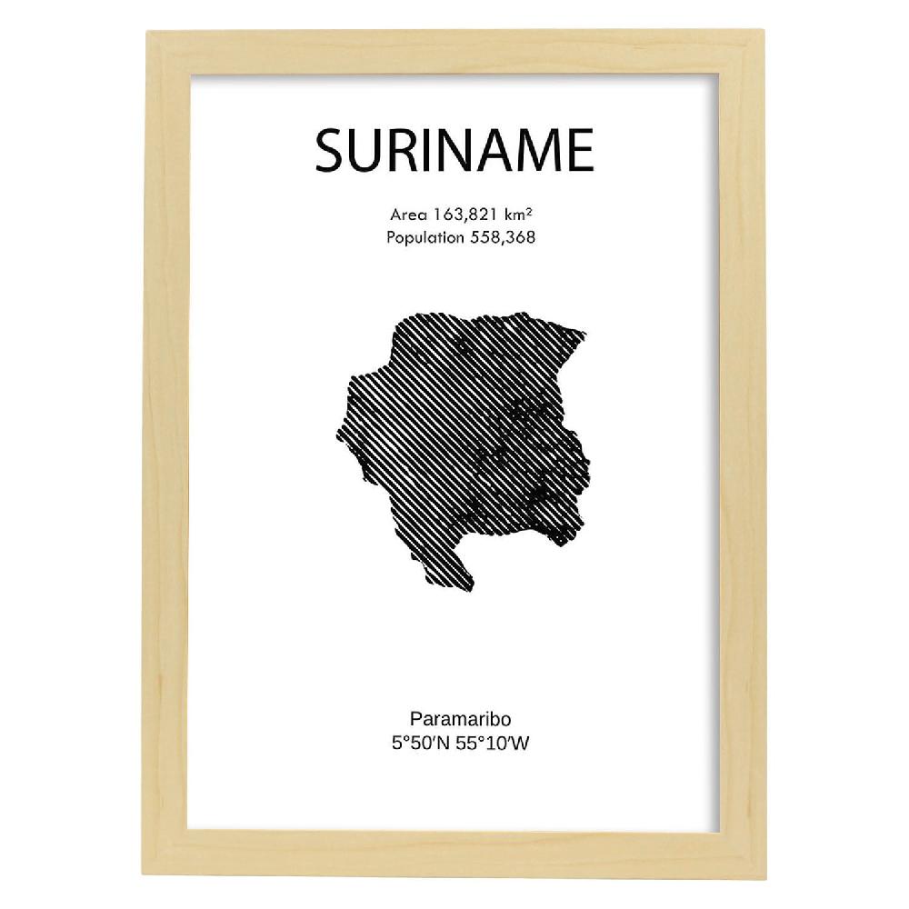 Nacnic Lámina De Surinam Del Mundo