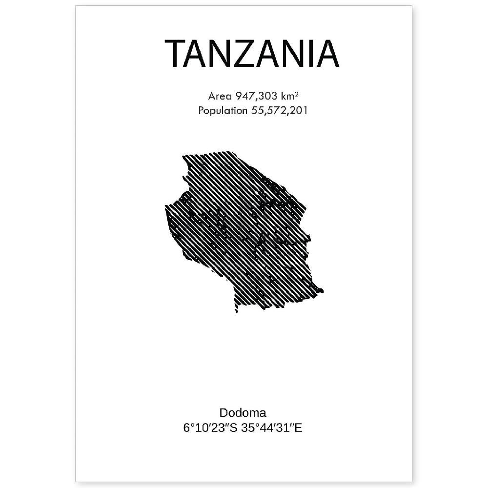 nacnic Lámina de Tanzania