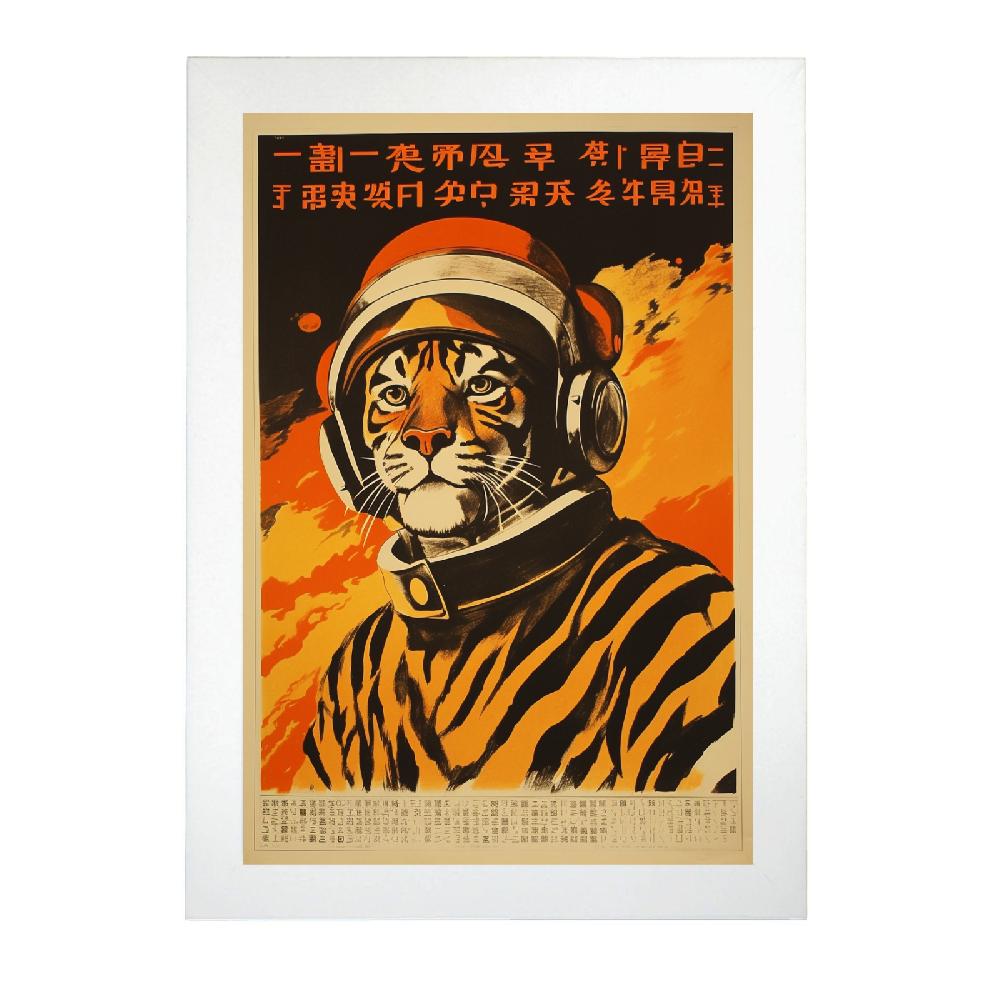 Nacnic Lámina De Tigre Piloto En Avión