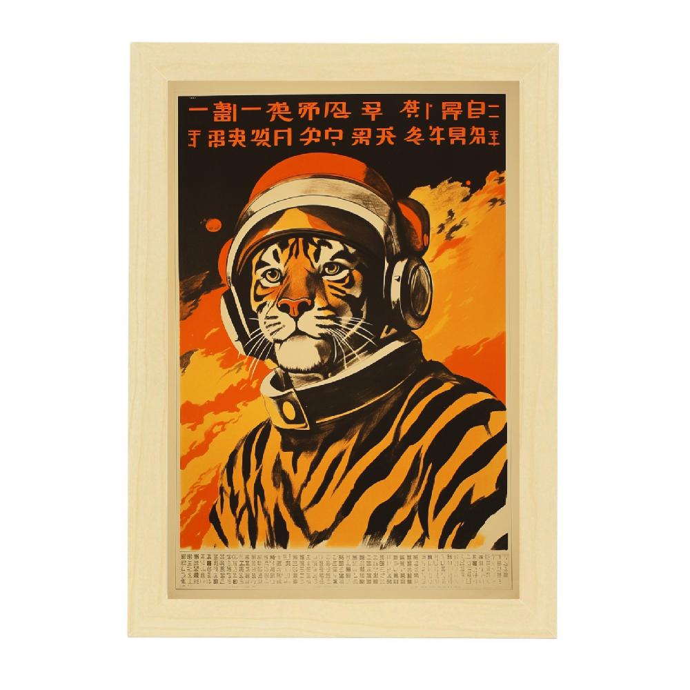 Nacnic Lámina De Tigre Piloto En Avión