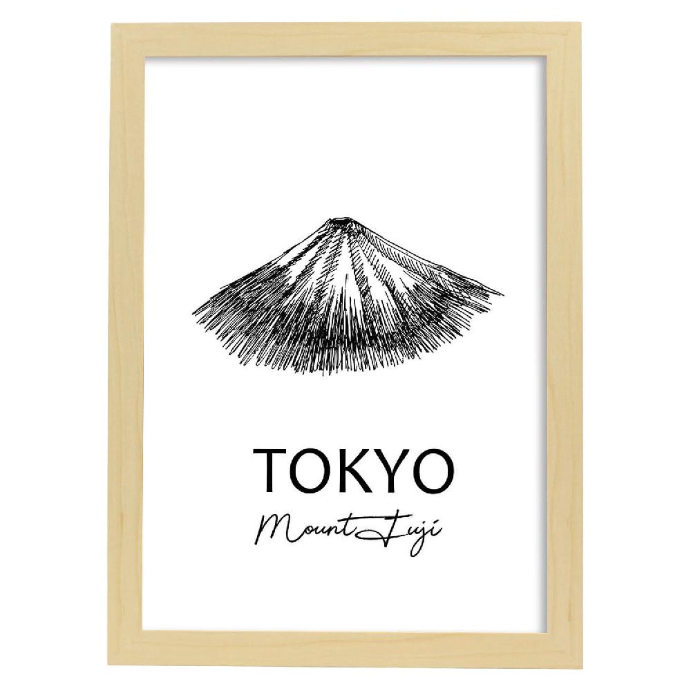 Nacnic Lámina De Tokyo - Monte Fuji