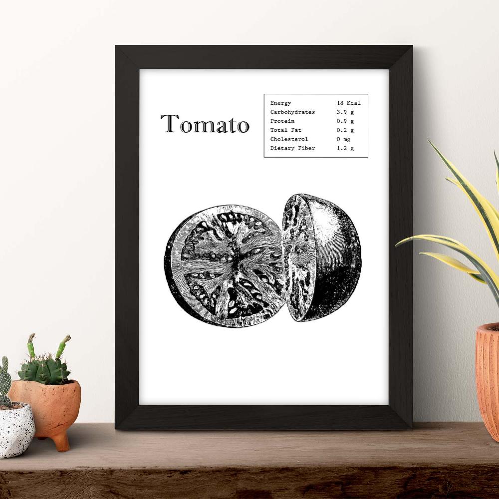 Nacnic Lámina De Tomato En Inglés