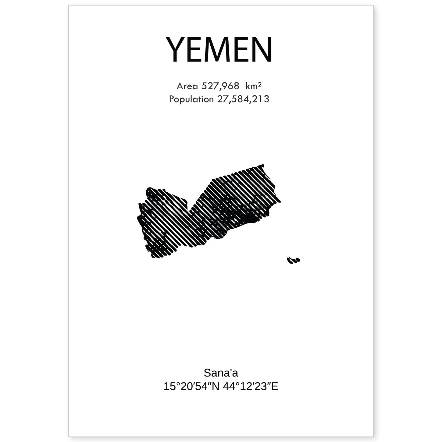 nacnic Lámina de Yemen