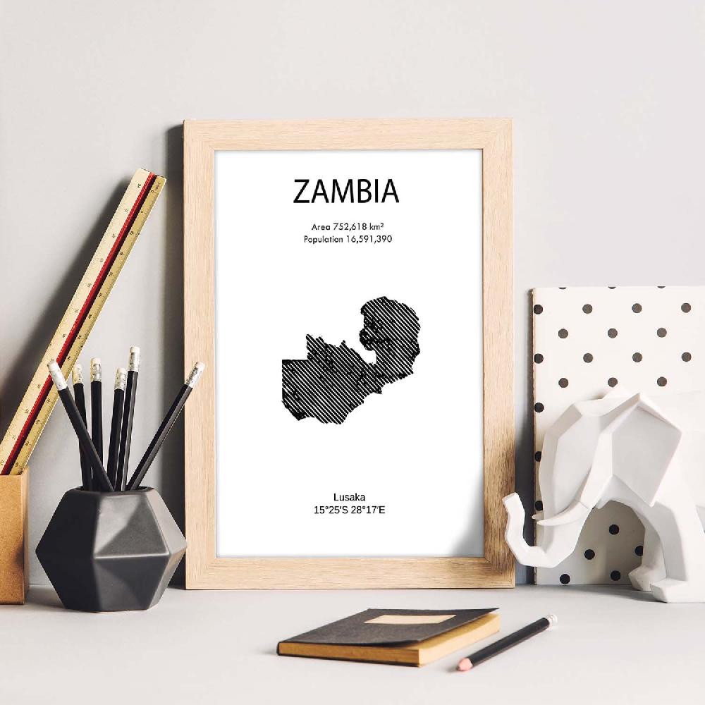 Nacnic Lámina De Zambia