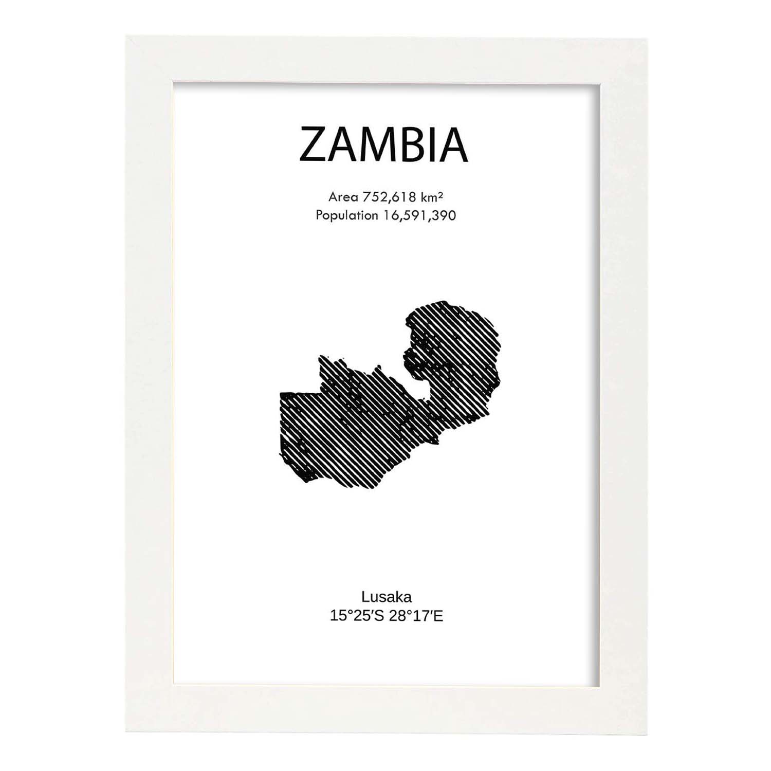 Nacnic Lámina De Zambia
