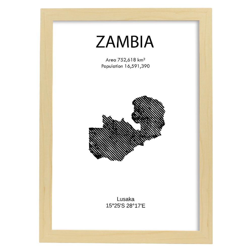 Nacnic Lámina De Zambia