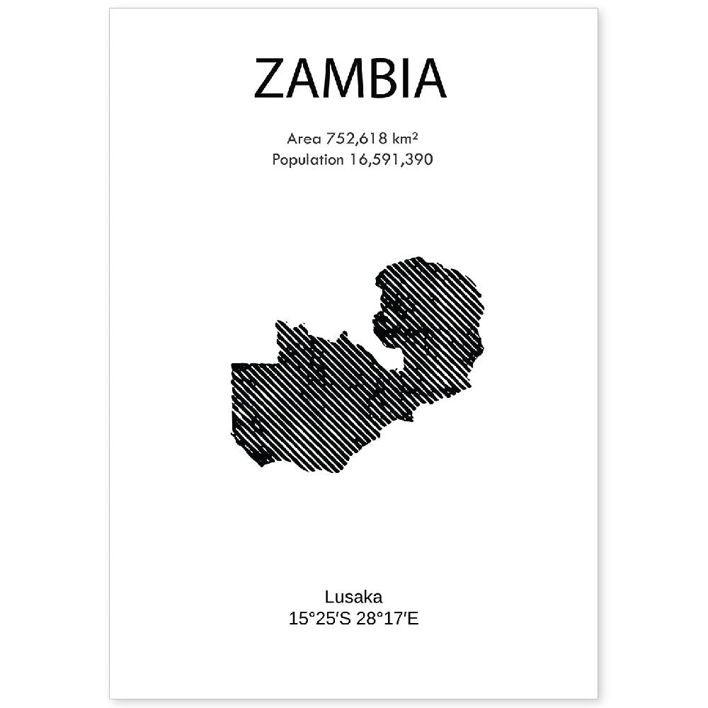 nacnic Lámina de Zambia