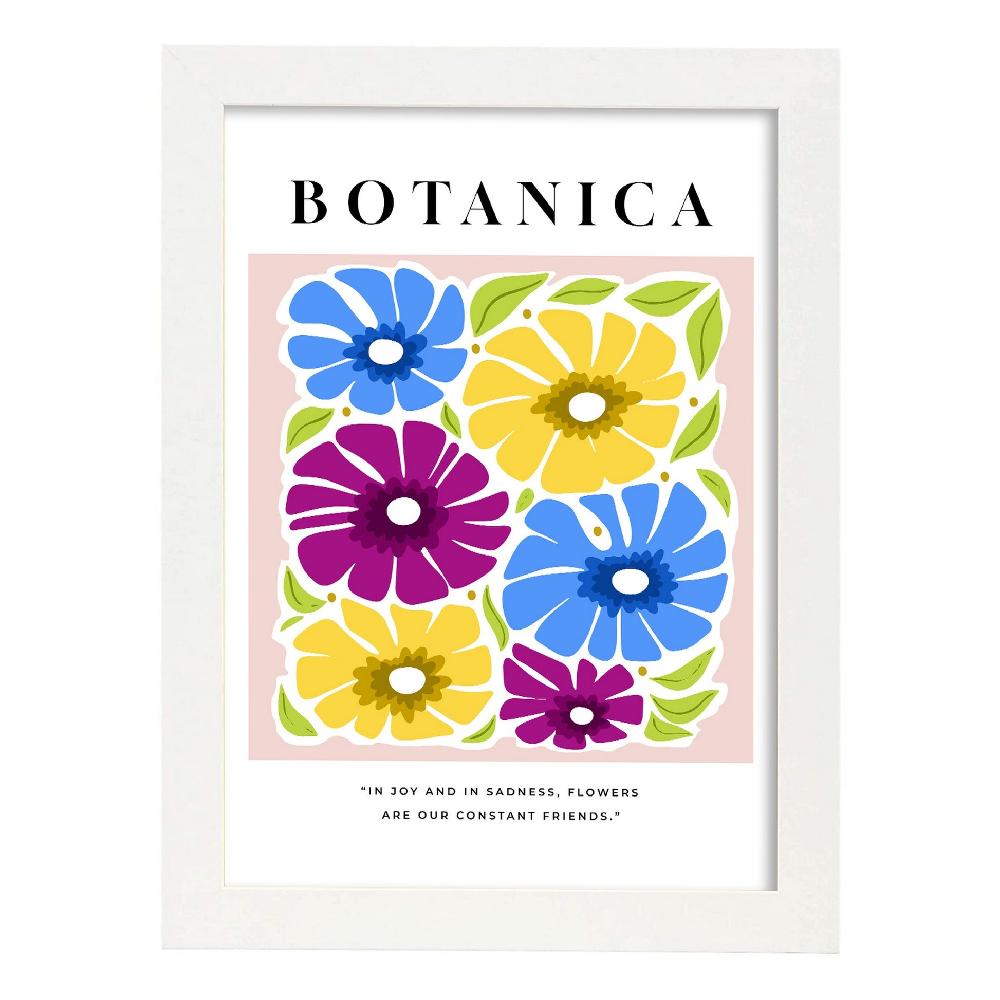 Nacnic Lámina Decorativa De Flores