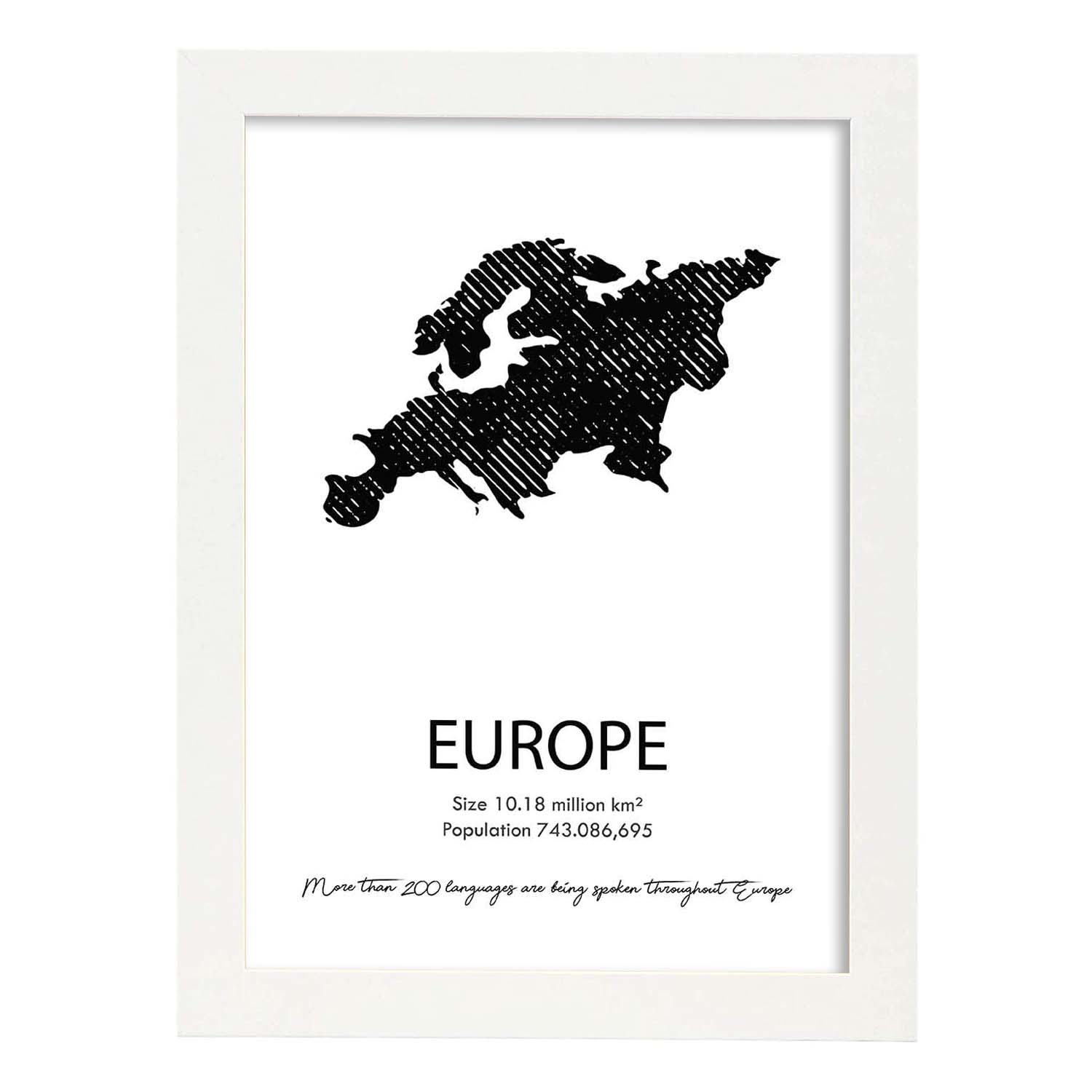 Nacnic Lámina Del Continente Europeo