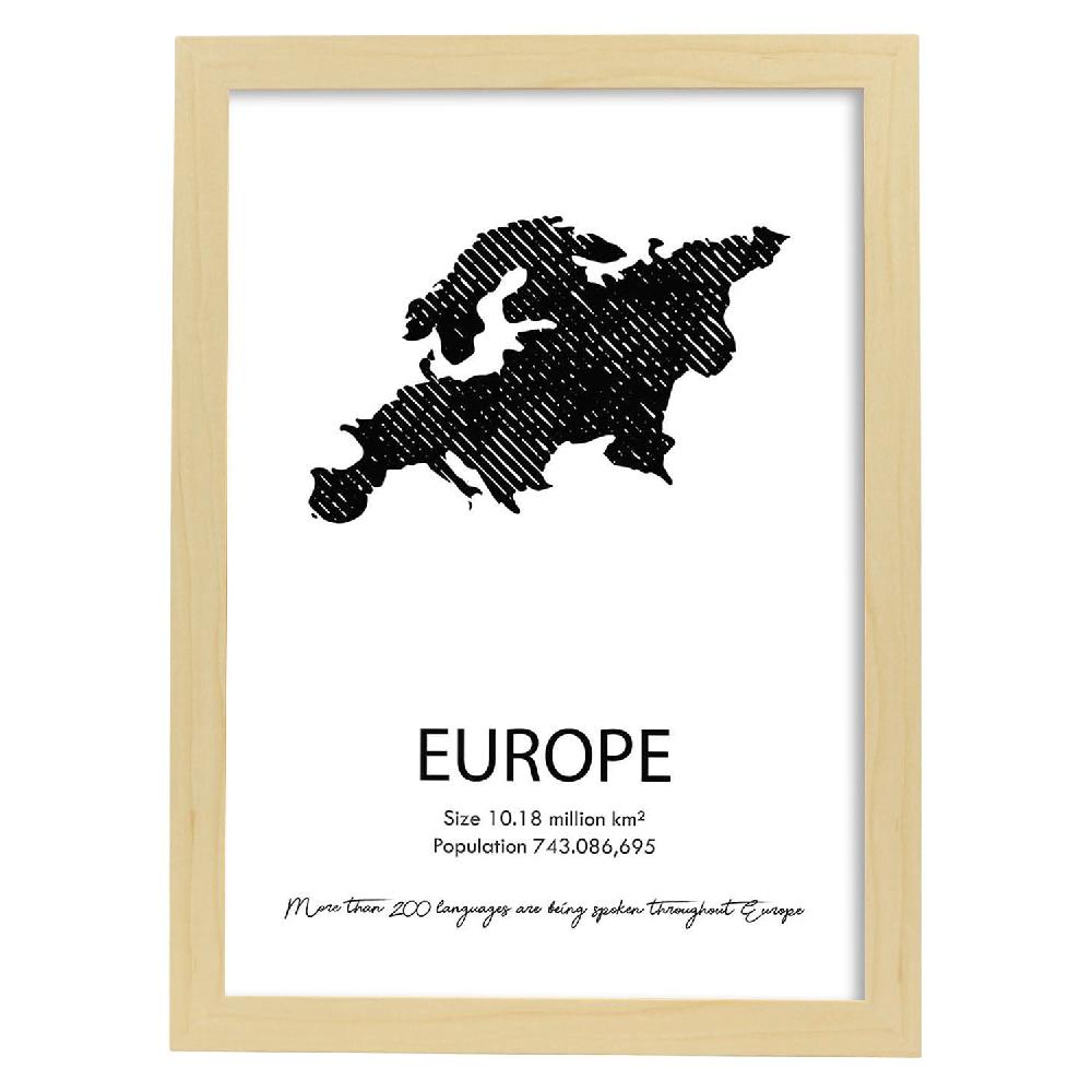 Nacnic Lámina Del Continente Europeo