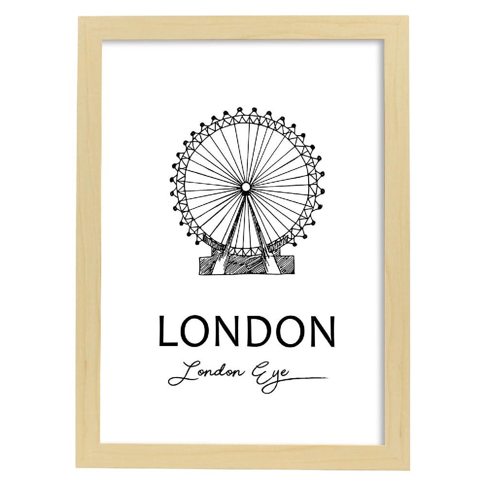 Nacnic Lámina Del Ojo De Londres