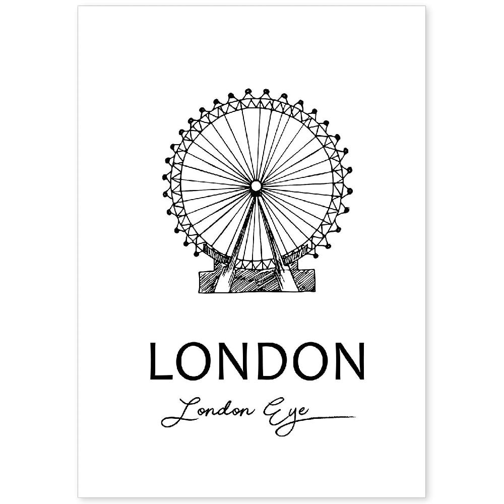 nacnic Lámina del Ojo de Londres
