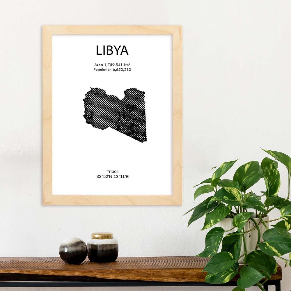 Nacnic Lámina Del País Libia