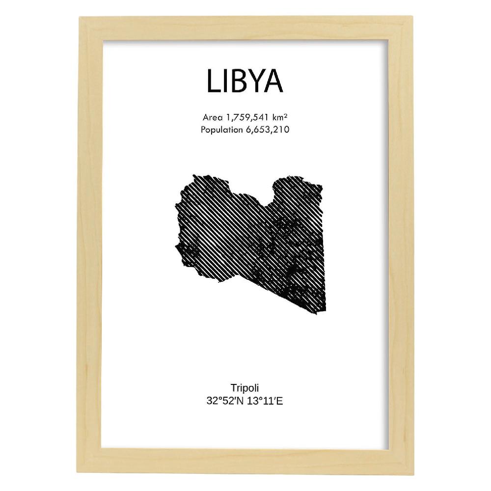 Nacnic Lámina Del País Libia