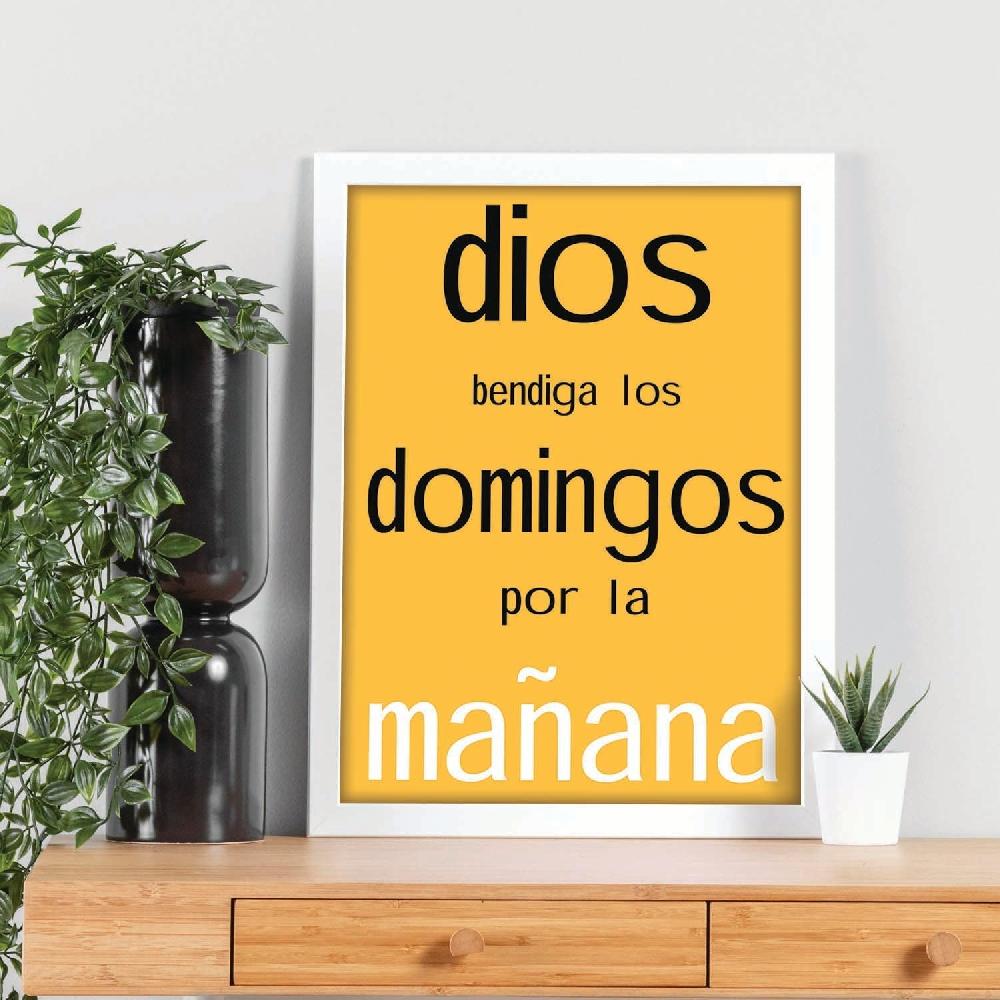 Nacnic Lámina Dios Bendiga Los Domingos