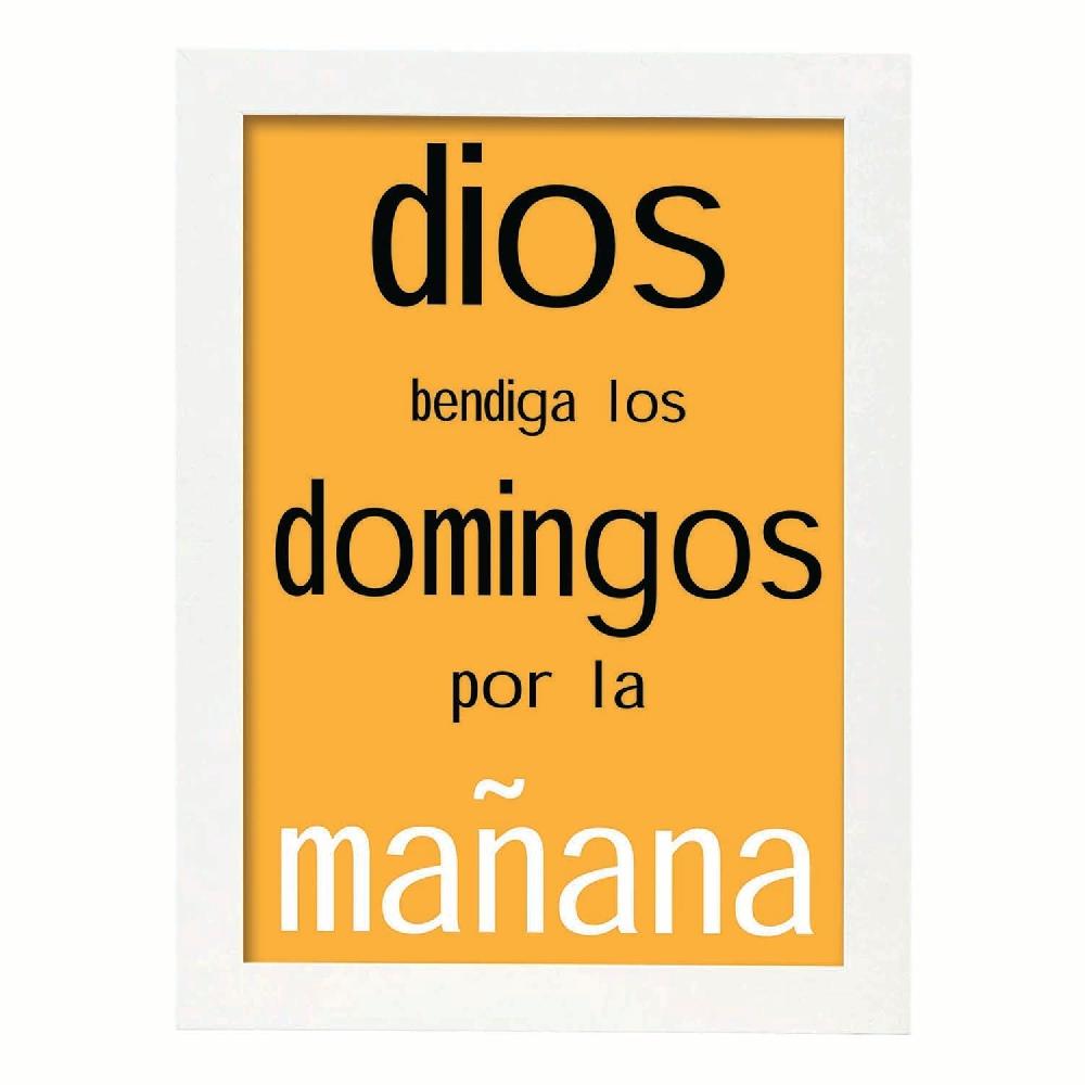 Nacnic Lámina Dios Bendiga Los Domingos
