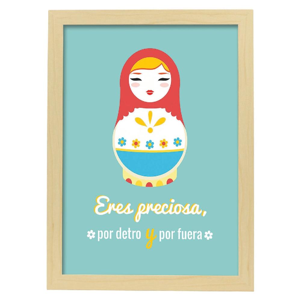 Nacnic Lámina Eres Preciosa Por Dentro Y Por Fuera