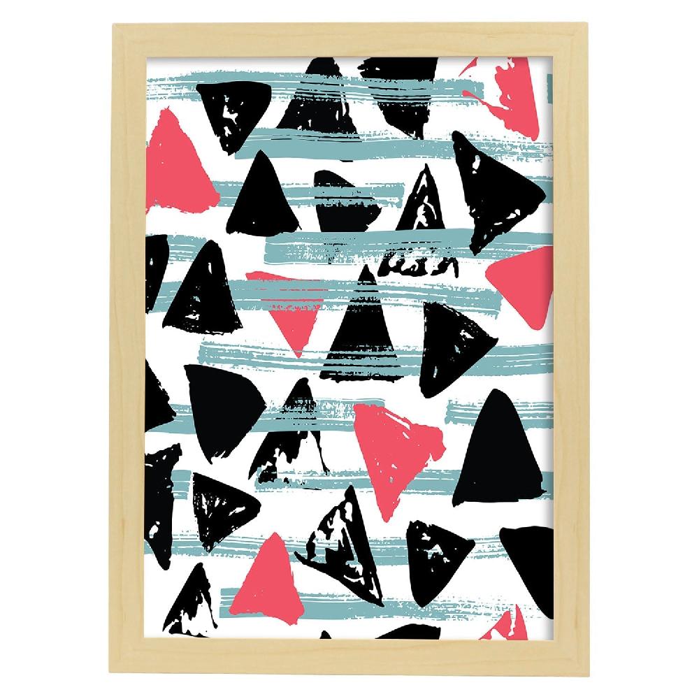 Nacnic Lámina Estampado Negro Rosa Con Diseño