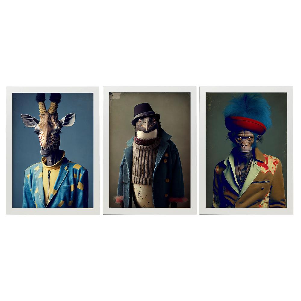 Nacnic Lámina Estética De Animales Humanos Nacnic