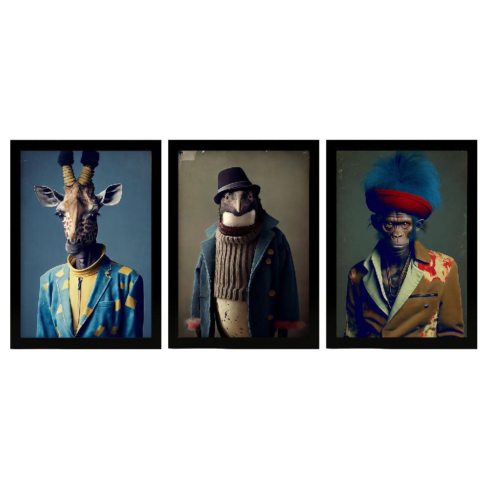 nacnic Lámina Estética de Animales Humanos Nacnic