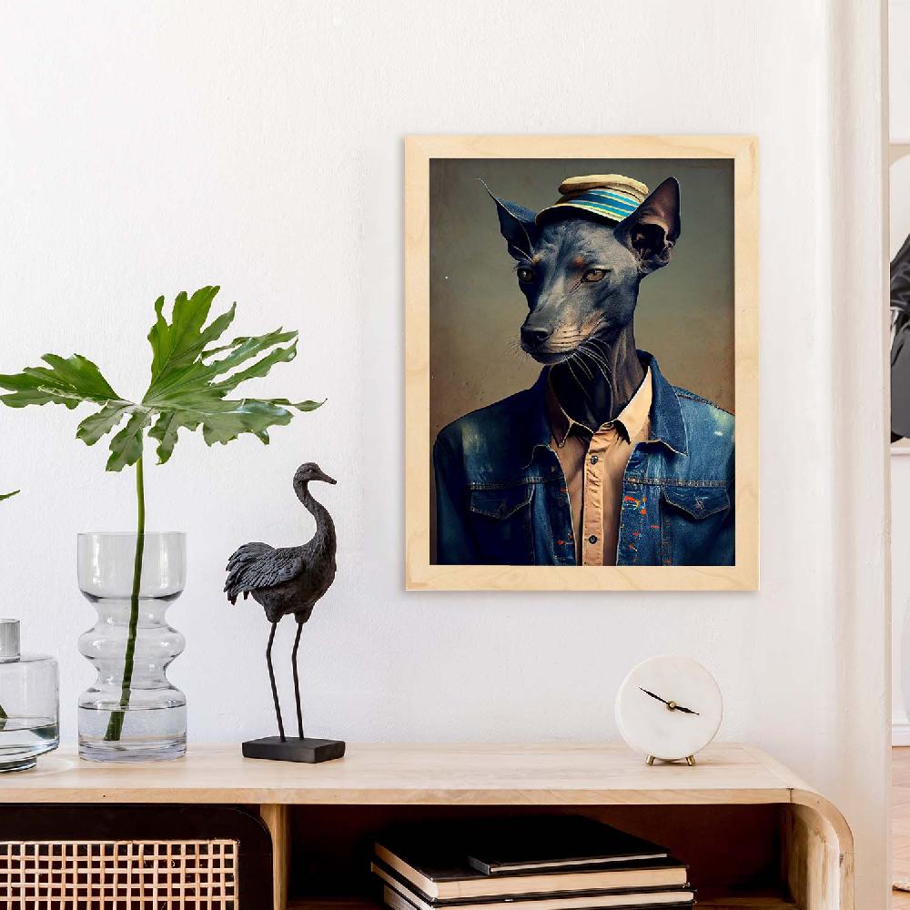 Nacnic Nacnic Lámina Estética De Greyhound Vestido Para Diseño De Interiores