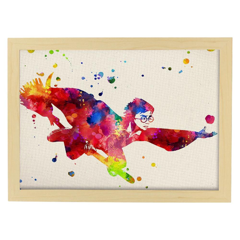 Nacnic Lámina Estilo Acuarela De Harry Potter