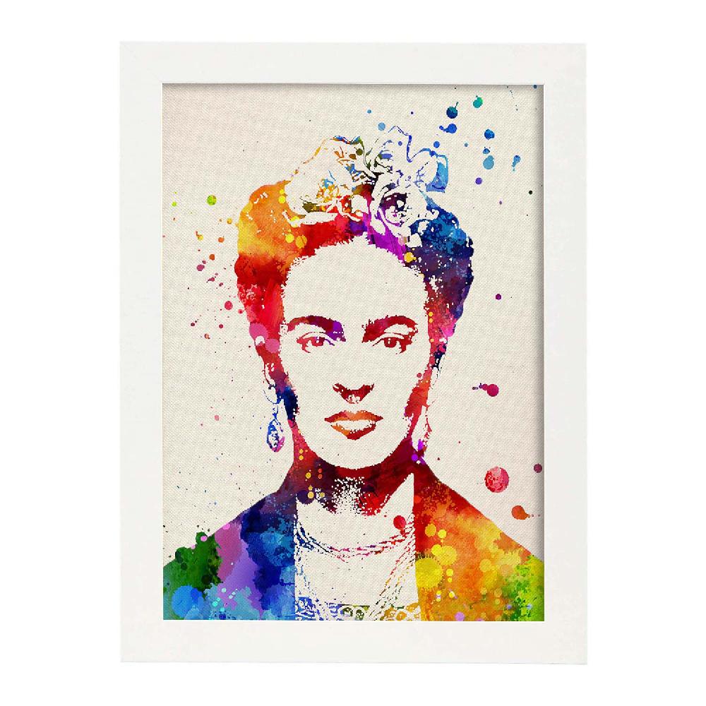Nacnic Lámina Estilo Acuarela Frida Kahlo 2