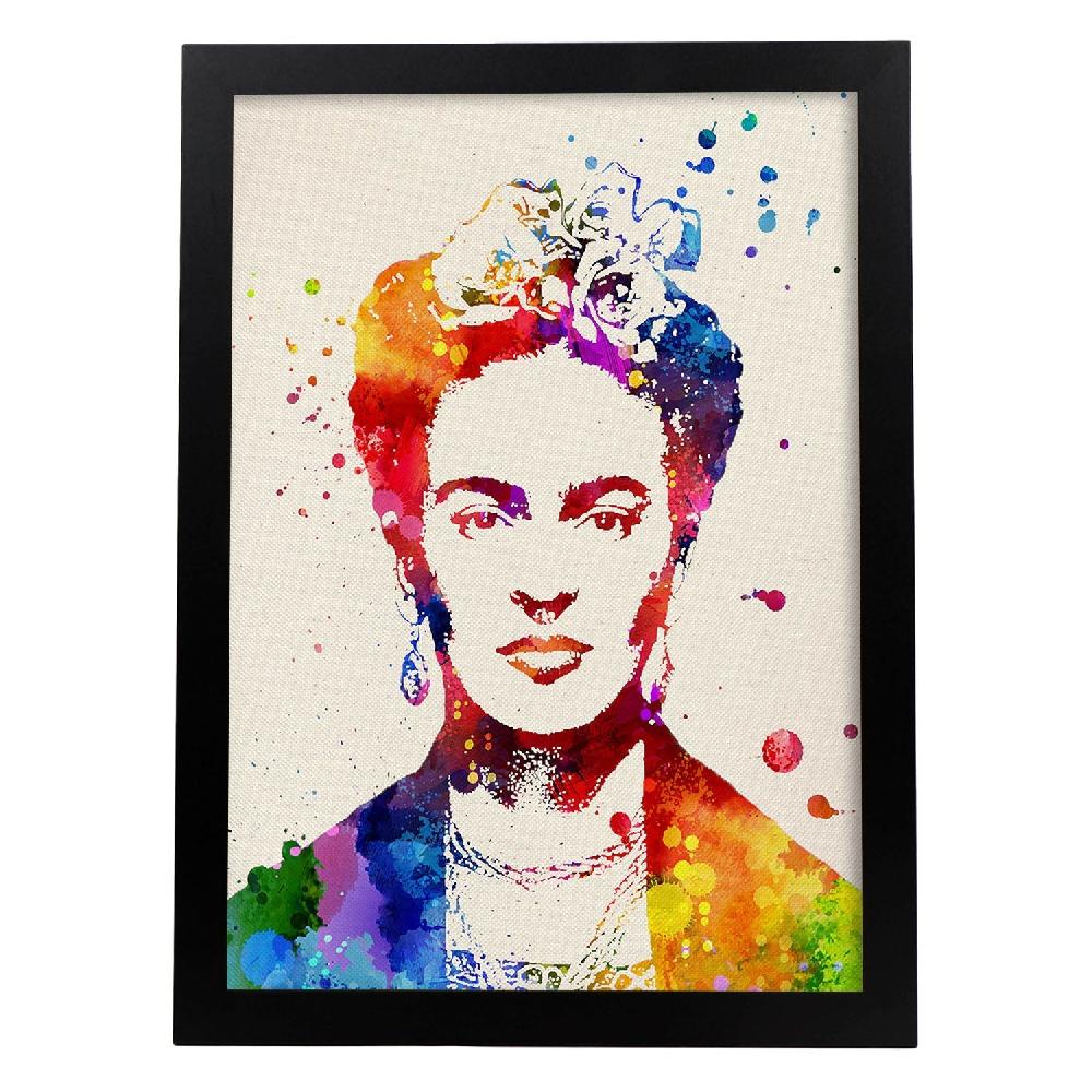 Nacnic Lámina Estilo Acuarela Frida Kahlo 2