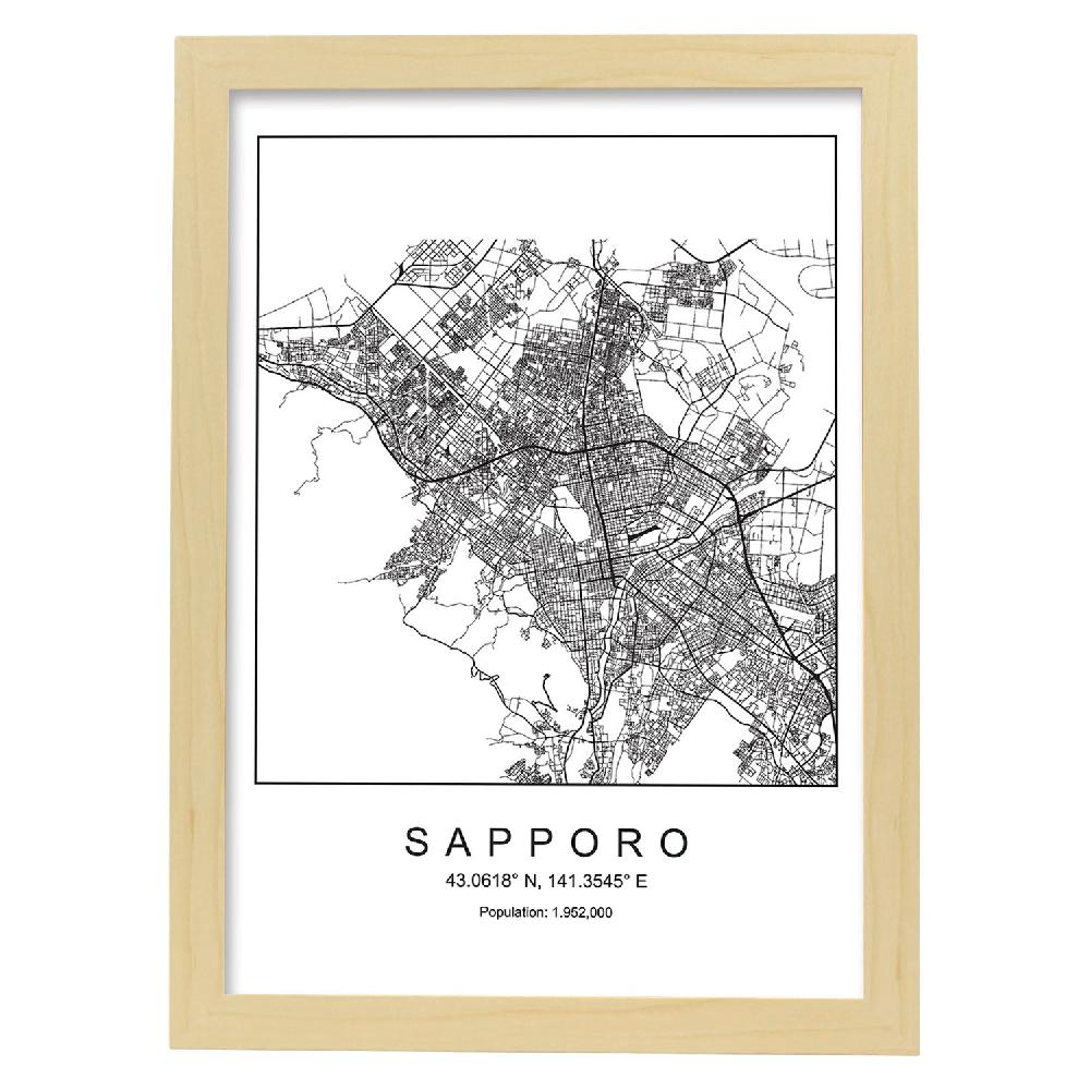 Nacnic Lámina Estilo Nórdico De Sapporo