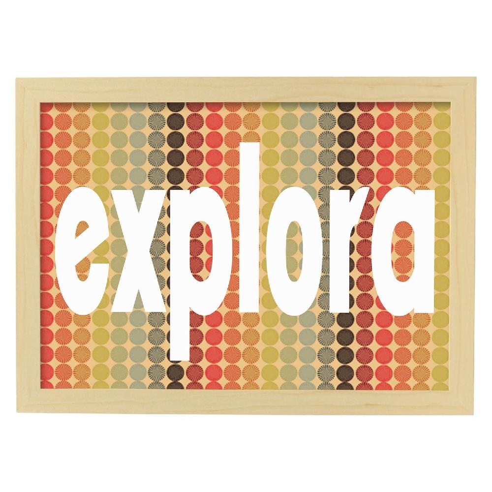 Nacnic Lámina Explora Con Mensaje Feliz
