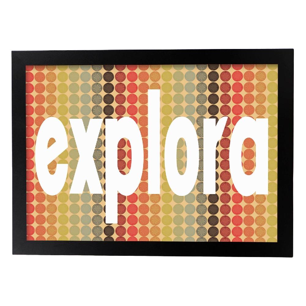 Nacnic Lámina Explora Con Mensaje Feliz