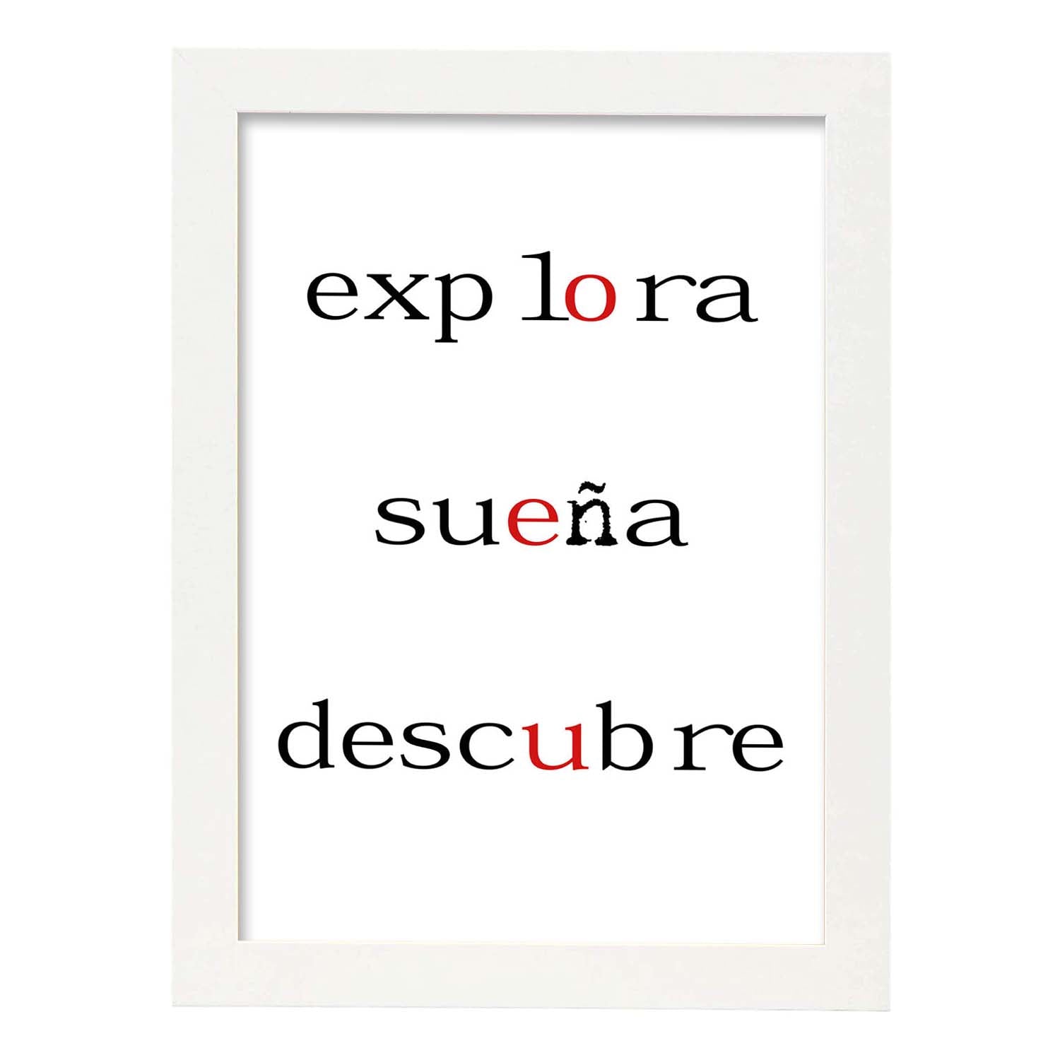 Nacnic Lámina Explora Sueña Descubre