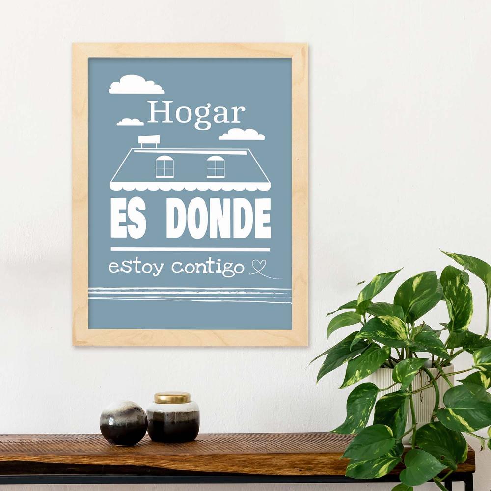 Nacnic Lámina Feliz Hogar Contigo