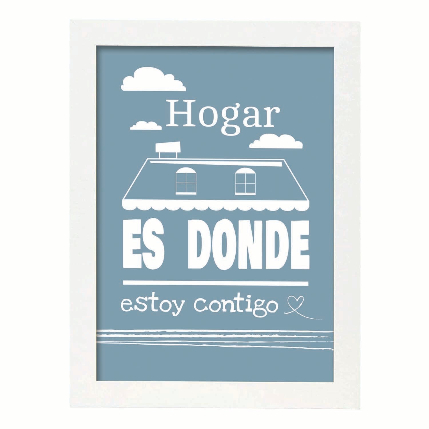 Nacnic Lámina Feliz Hogar Contigo