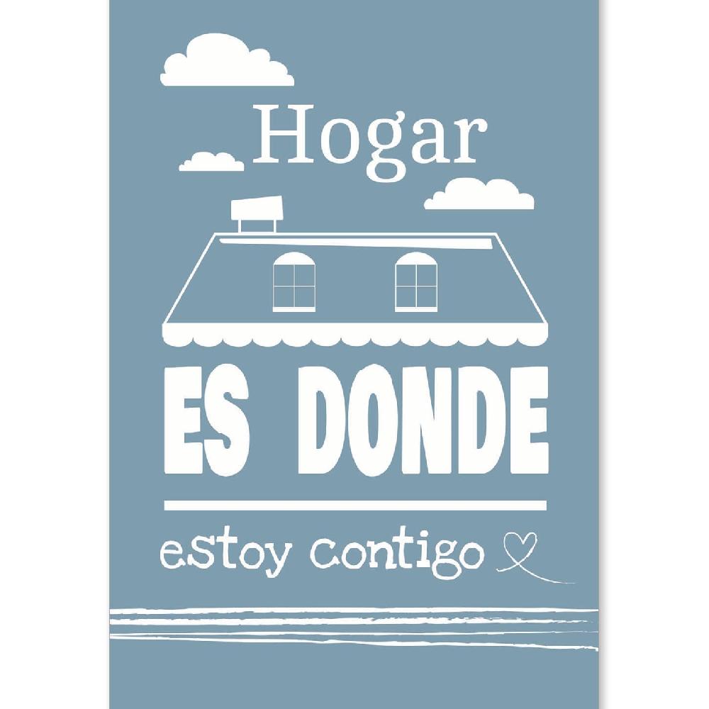 nacnic Lámina Feliz Hogar Contigo