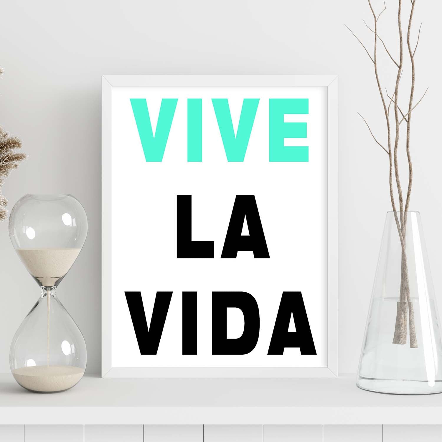 Nacnic Lámina Feliz Vive La Vida