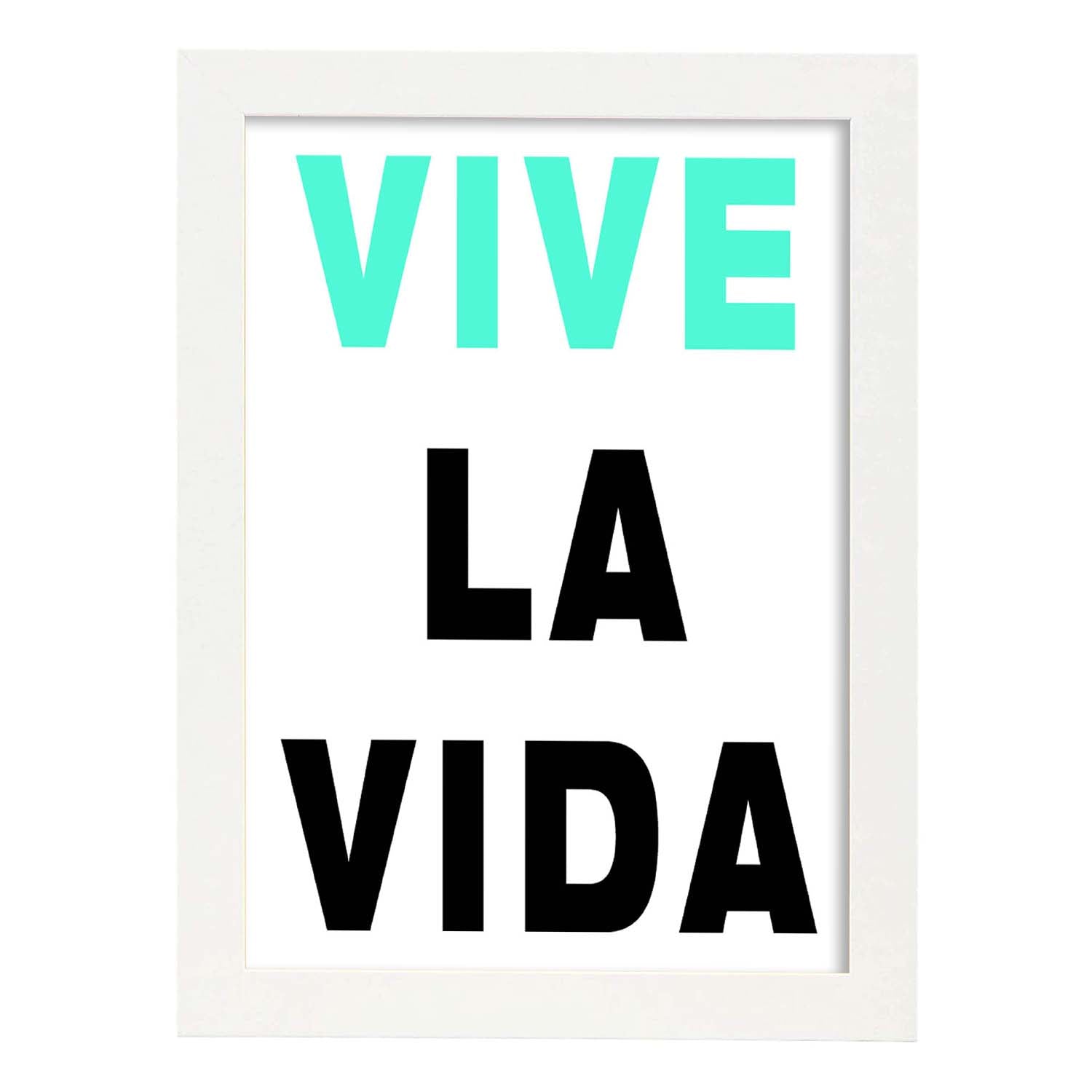 Nacnic Lámina Feliz Vive La Vida