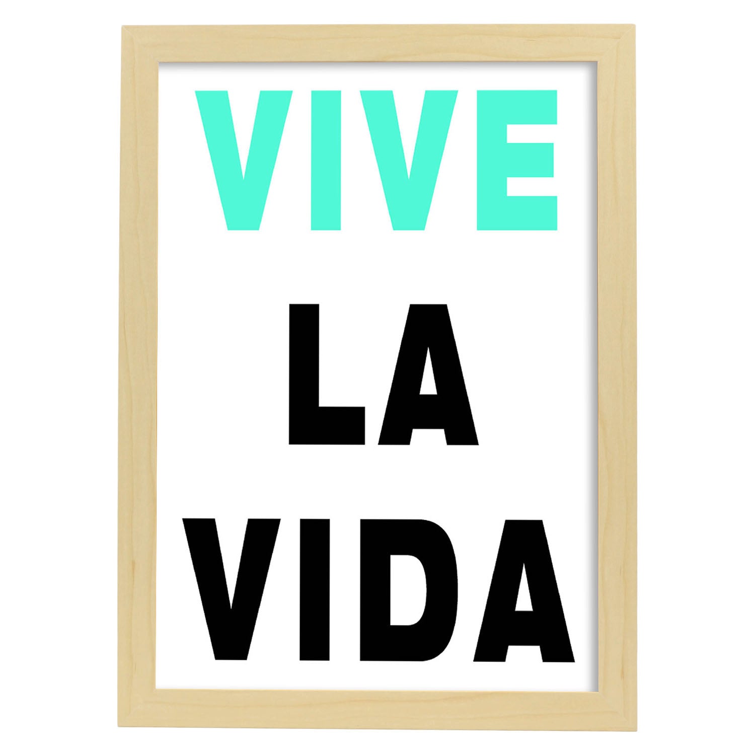 Nacnic Lámina Feliz Vive La Vida