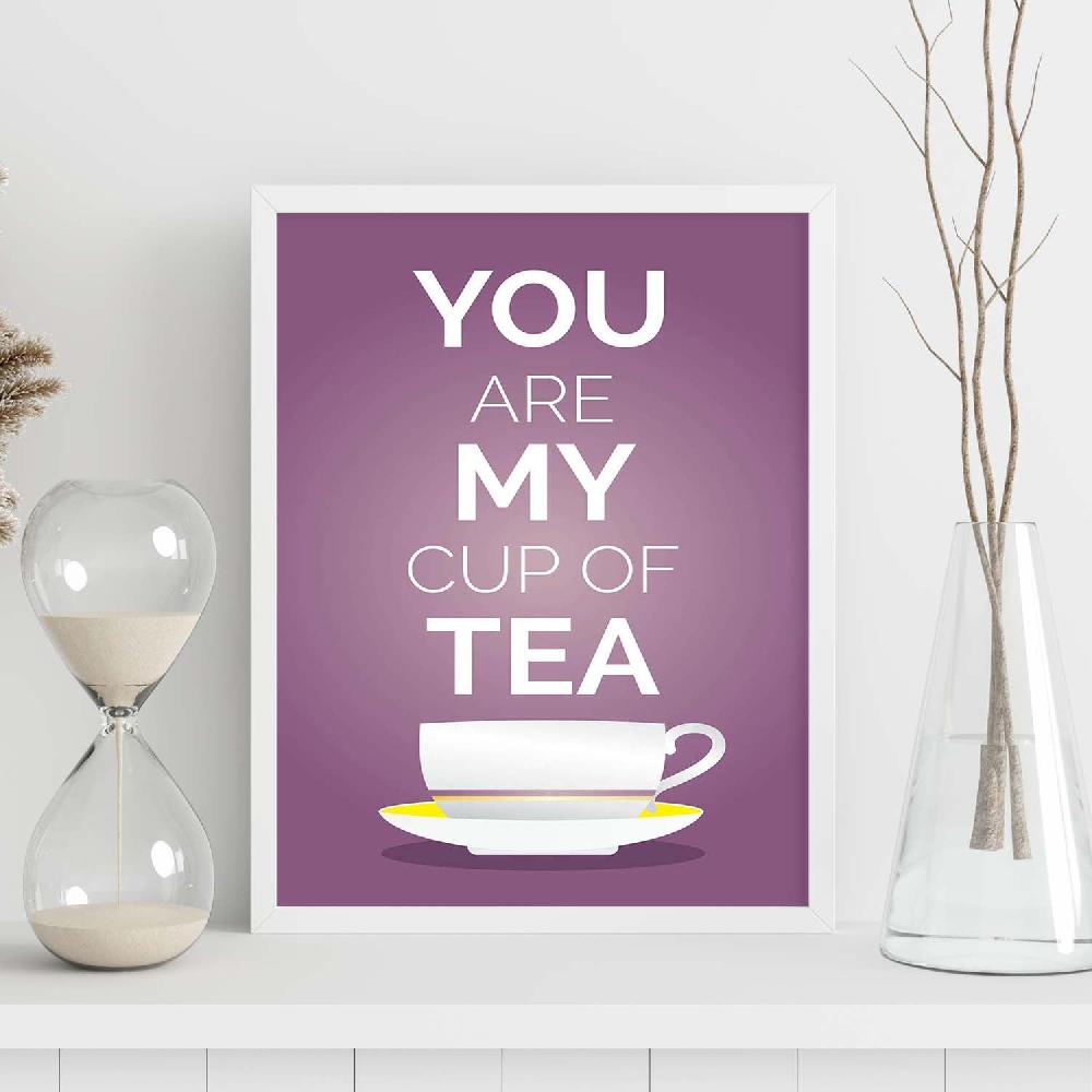 Nacnic Lámina Feliz You Are My Cup Of Tea