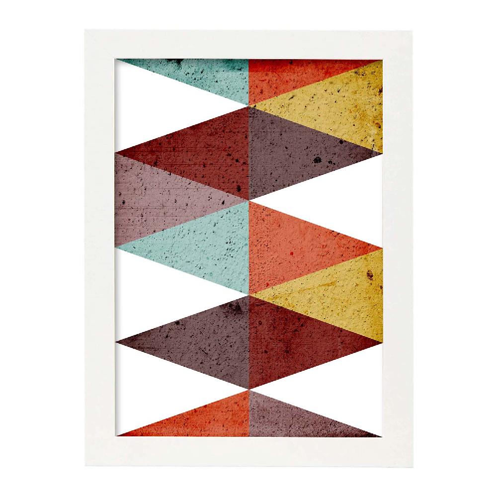 Nacnic Lámina Geométrica Colorida Formas Otoño 3
