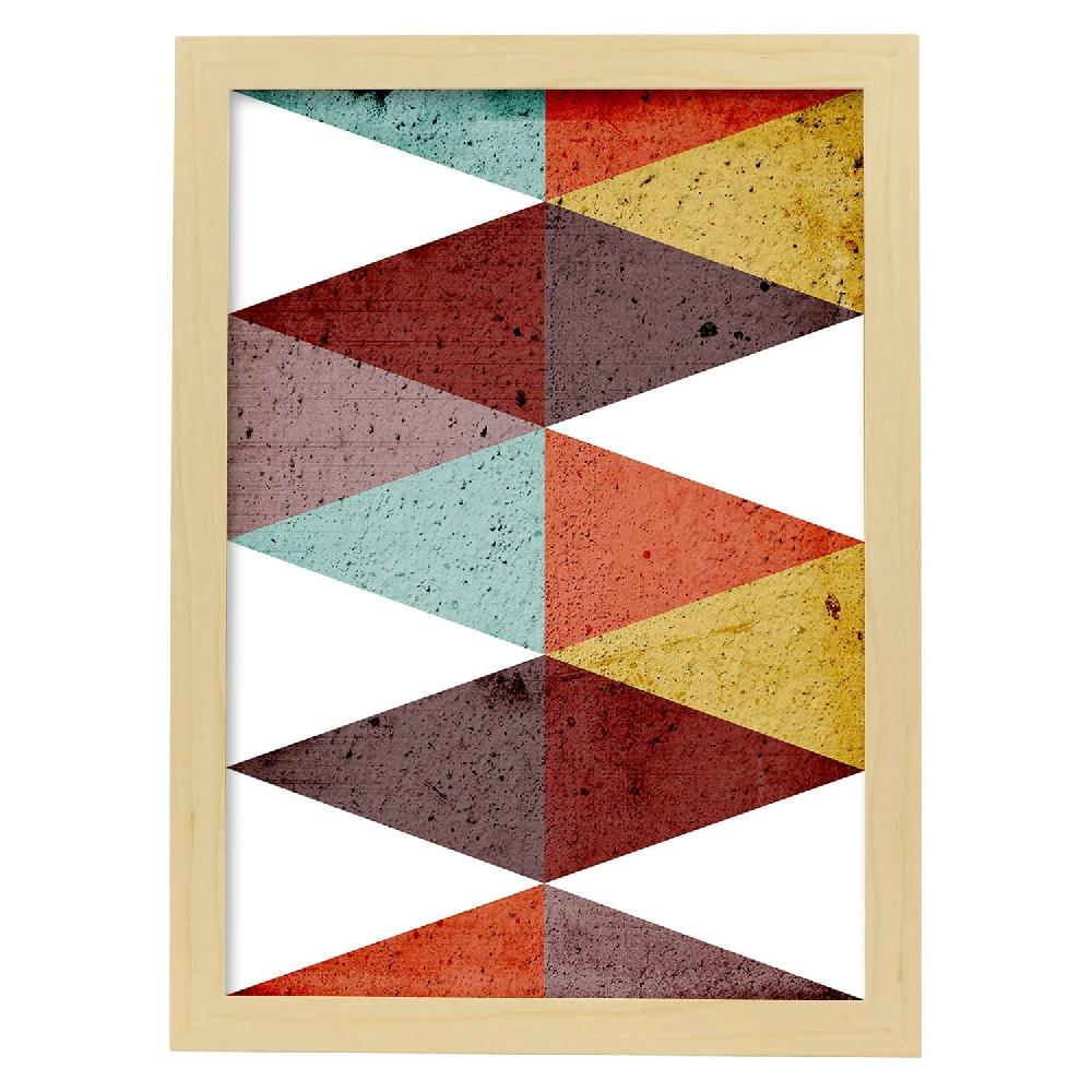 Nacnic Lámina Geométrica Colorida Formas Otoño 3