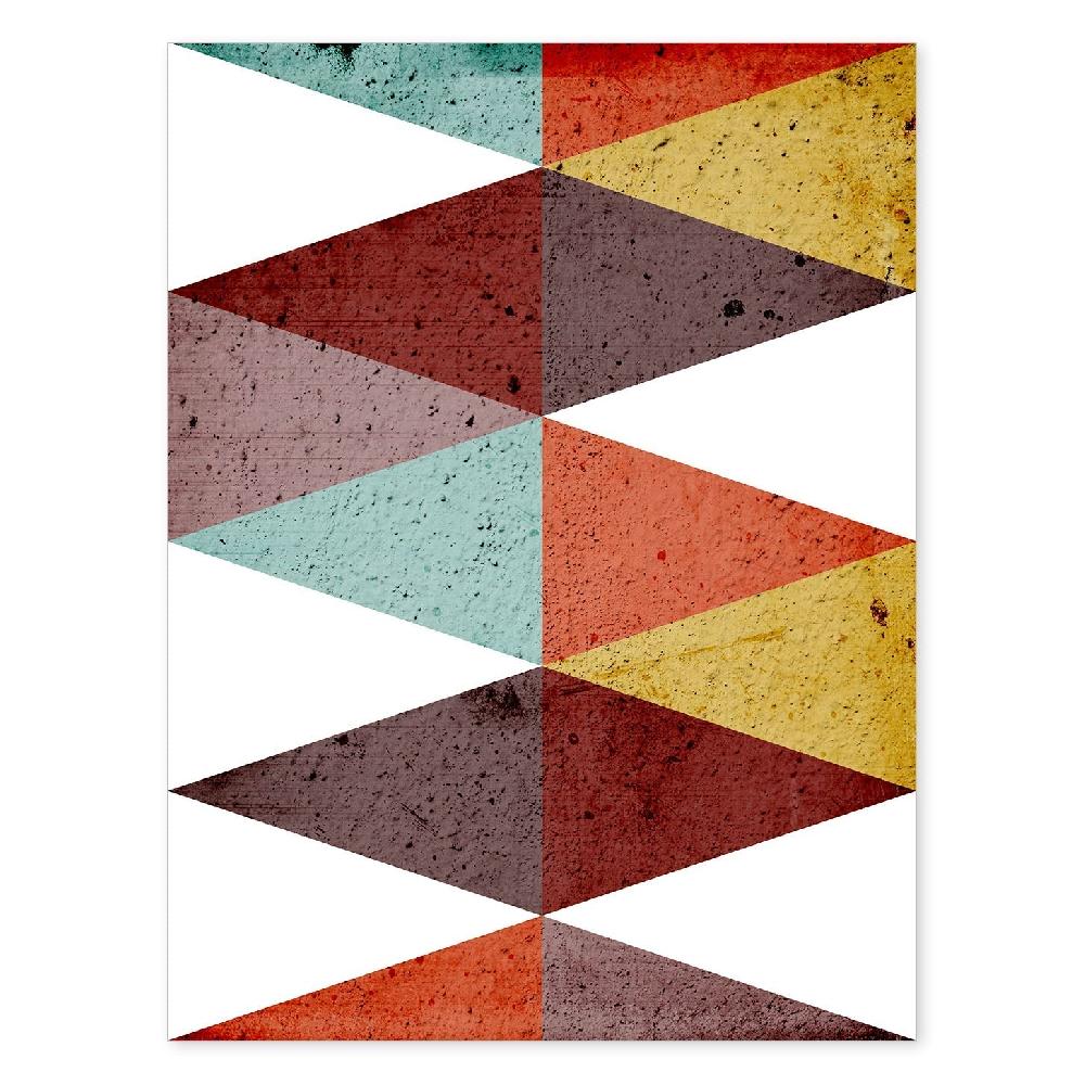 nacnic Lámina Geométrica Colorida Formas Otoño 3