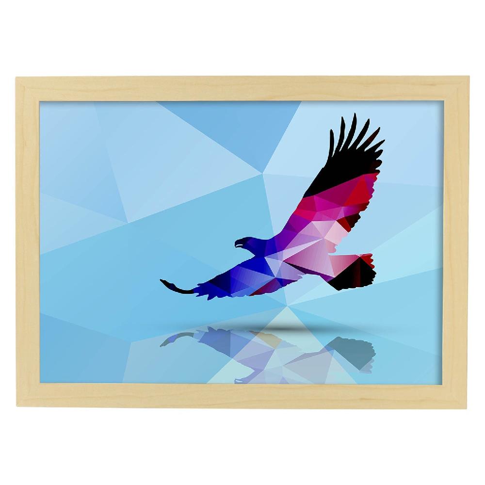 Nacnic Lámina Geométrica De Aguila A Color